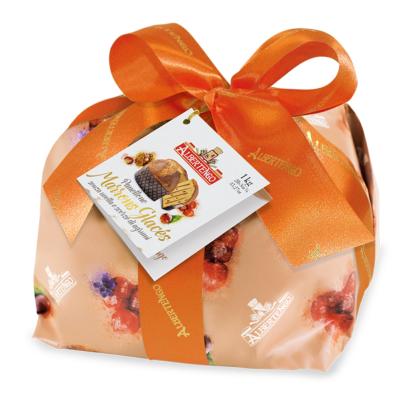 Panettone ai Marrons Glaces "Albertengo" incartato a Mano - 1000 gr