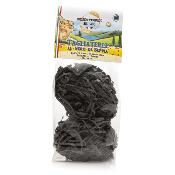 Pâtes Artisanales Tagliatelle à l'encre de seiche " Molino e Pastificio sul Lago " - 250 gr de Pâtes Toscanes à Zéro Km