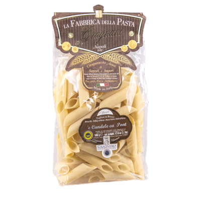Pasta di Gragnano I.G.P. ‘E Candele Ca’ Pont “La Fabbrica della Pasta” - 500 gr Pasta tipica artigianale di Napoli