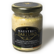 Crema con Parmigiano Reggiano e Tartufo Bianchetto Giuliano Tartufi - 130 gr Ideale per pasta