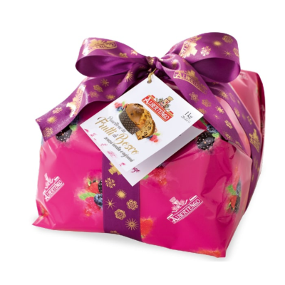 Panettone ai Frutti di Bosco senza glassa "Albertengo" incartato a Mano - 1000 gr