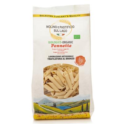 Pasta BIO Pennette  "Molino e Pastificio sul Lago" - 500 gr di Pasta Artigianale Toscana a Km Zero