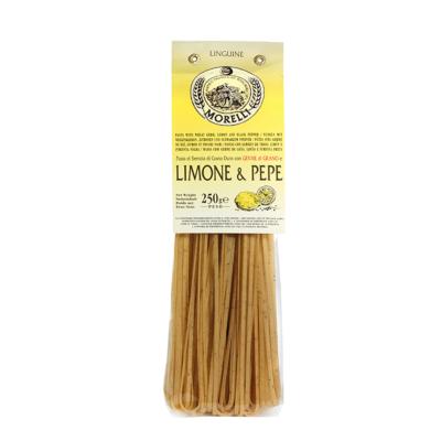 Pasta Germe di grano al limone e pepe Linguine Morelli - 250 gr Pastificio artigianale italiano