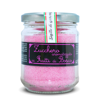 Zucchero aromatizzato ai frutti di bosco - 150 gr