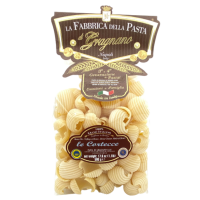 Pasta di Gragnano I.G.P. Le Cortecce “La Fabbrica della Pasta” - 500 gr Pasta tipica artigianale di Napoli